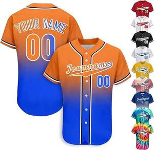 Camiseta de Softbol Premium Sublimada de Manga Corta con Dos Botones en la Parte Delantera, Malla Transpirable, Impresión Vibrante de Gráficos Completos del Equipo - Product Image 5