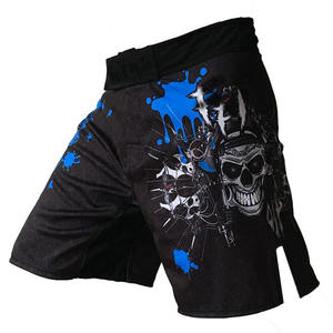 Shorts unisexes décontractés à taille mi-haute, personnalisables avec votre propre logo, séchage rapide, respirants, de haute qualité, pour les arts martiaux et la salle de sport - Product Image 1