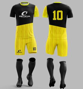 ชุดเสื้อฟุตบอลสำหรับผู้ใหญ่ชุดเล่นกีฬาทำจากโพลีเอสเตอร์100% พิมพ์ลายดิจิทัลชุดเล่นฟุตบอลสำหรับผู้ชาย - Product Image 5