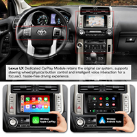 Kabelloses Apple CarPlay Android Auto Decoder-Modul-Kit für Toyota Land Cruiser Prado LC150 2009-2019 OEM Touchscreen-Upgrade