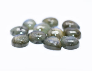 Natural 5A Quality Labradorite Cabochons 11X9 MM Sizes 3.80 Cts Weight Faceted <b>Rose</b> Sapphire Fire Opal Crystals Loose Necklace - Product Image 6