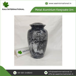 Urnas de cremación de metal de aluminio de diseño personalizable de estilo adulto de excelente calidad para cenizas humanas disponibles en cantidad a granel - Product Image 6