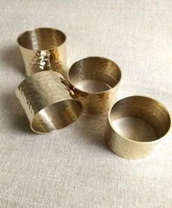 Juego de 4 Anillos de Servilleta Hexagonales de Metal Dorado Moderno, Porta Servilletas de Latón para Decoración de Mesa de Boda, Hotel, Restaurante, Venta al por Mayor para Fiestas - Product Image 6