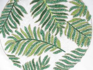 Handmade Luxury <b>Beaded</b> Charger and <b>Placemat</b> Unique Holiday Decor for Dining or Housewarming for Mats & Pads - Product Image 4