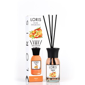 LORIS 100 มล. น้ำหอมปรับอากาศกลิ่นพีชแบบก้านไม้หอม ปลอดสารพิษ เป็นมิตรต่อสิ่งแวดล้อม - Product Image 1