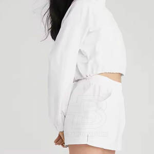 Nouveau Style Custom Made Femmes Shorts Couleur Personnalisée Femmes Shorts À Vendre Femmes Shorts bouffée impression broderie - Product Image 3