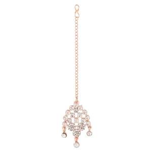 Indian Jewelry <b>Sets</b> for Women Crystal Rhinestone Choker <b>Necklace</b> Dangle <b>Earring</b> Mang Tikka Jewellery <b>Set</b> - Product Image 6