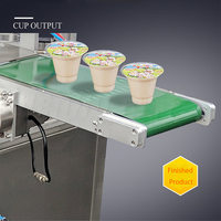 Machine de remplissage et de scellage automatique de gobelets à eau, machine d'emballage rotative à disque pour gelée, yaourt, crème glacée, jus, sucre, miel