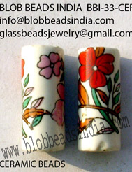 <b>Hand</b> <b>Paint</b> Ceramic Beads Durable Colorful Loose Ceramic Beads Perfect For Jewelry And Home Craft Ceramic Beads Use From India - Product Image 2