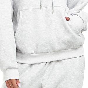 Tendencia 2025 personalizado de alta calidad para hombre, conjunto de Sudadera con capucha y pantalón de dos piezas de verano, ropa deportiva informal, chándal para correr para mujer - Product Image 2