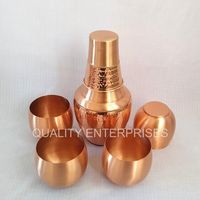 Botellas de Agua de Cobre Ecológicas Modernas, Regalo para el Hogar, Familia y Amigos, Oficina, Sala de Estar, Paquete Individual