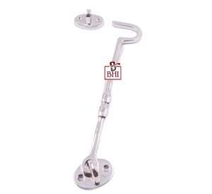 Crochet de cabine en laiton crochet de cabine oeil loquet de porte pour porte de grange crochet de cabine en laiton - Product Image 1