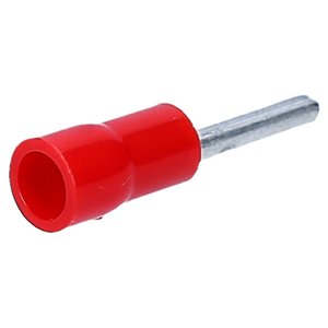 Cembre Terminal de cable de pines aislado 12mm rojo - Product Image 3