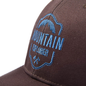 Meilleure qualité 5 panneaux Baseball Trucker Caps Couronne ronde avec maille dos et bouton supérieur Logo uni broderie Style sportif - Product Image 6