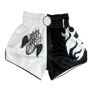Shorts de combat professionnels en satin pour kickboxing, BJJ, grappling, jiu-jitsu, boxe, service OEM, vente chaude, shorts MMA Muay Thai pour hommes - Product Image 1