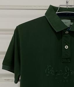 เสื้อโปโลแขนสั้นลำลองสำหรับผู้ชายฤดูร้อนเสื้อโปโลแขนสั้นสีพื้นเสื้อ100% โปโลทรงปกติแฟชั่น - Product Image 4