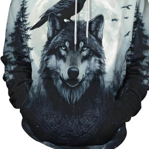 Sudaderas con Capucha Sublimadas para Hombre, Diseño Personalizado, Ropa Casual de Invierno, Venta al Por Mayor, Poliéster/Algodón de Alta Calidad, Secado Rápido y Transpirable - Product Image 4