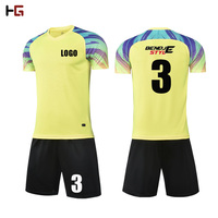 Nouvel ensemble de maillots de football pour adultes et enfants, uniformes de match de football, ensembles d'uniformes de football pour hommes, uniformes de sport personnalisés
