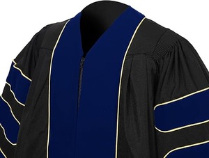 Toga de Graduación Doctoral de Lujo Unisex y Capucha Doctoral de 8 Lados, Paquete de Toca para Toga Académica - Product Image 4