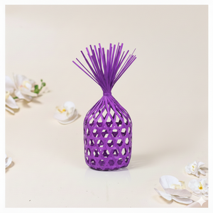 ตะกร้าใส่ของตกแต่งบ้านตะกร้าใส่ของขวัญทรงกลมสำหรับตกแต่งบ้านเป็นมิตรกับสิ่งแวดล้อมทันสมัยพร้อมฝาปิด - Product Image 4