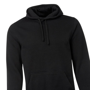 Sweat à capuche noir unisexe en molleton de coton premium, sweat-shirt à capuche uni, chaud pour l'hiver, décontracté, streetwear, coupe classique, vente en gros - Product Image 6