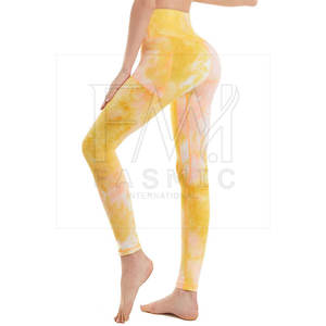 Mallas de punto transpirables coloridas para mujer, embalaje personalizado, estampado deportivo, Fitness, ropa de gimnasio para verano - Product Image 3