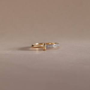 Anillo de Diamante Cultivado en Laboratorio, Anillo de Boda de Lujo para Mujer, Oro Sólido de 10k, 14k, 18k, Certificado por IGI, Colección de Anillos de Compromiso Chapados en Oro de 14k - Product Image 1