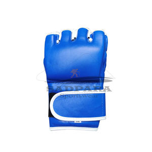 Gants de boxe en cuir PU personnalisés Gants d'entraînement MMA de haute qualité pour adultes Vente en gros de matériel d'usine - Product Image 5