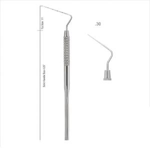 เครื่องมือบรรจุทองแหลม2.5มม. 2.5มม. ยาว6มม. ยาว175มม. เครื่องมือบรรจุคอมโพสิตทันตกรรม - Product Image 1