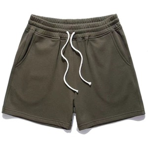 Velours côtelé Gym Biker Shorts Hommes Casual Solid Run Unisexe Sweat Shorts Logo personnalisé Séchage rapide Athlétique - Product Image 1