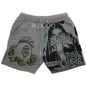 Shorts de compression respirants à séchage rapide, 100 % polyester, logo personnalisé, pour hommes, style streetwear, écologiques, couleurs unies, été, fitness - Product Image 1