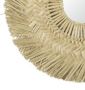 Vietrustic, recién llegados, espejo colgante decorativo, espejo de yute de algas marinas para decoración de dormitorio - Product Image 2