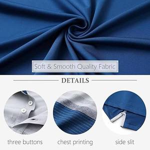 Polo de manga corta de estilo informal de verano para hombre 2025, camiseta de secado rápido de seda helada de calidad superior hecha por Dress Sports - Product Image 6