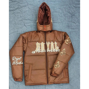 Veste matelassée légère pour hommes personnalisée de haute qualité en gros Logo personnalisé Manteaux matelassés pour hommes - Product Image 1