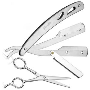 Rasoir de Barbier Professionnel en Acier Inoxydable pour Hommes – Rasoir Droit de Coiffure - Product Image 5