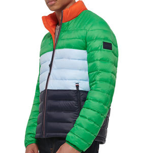 Chaquetas acolchadas con diseño de impresión de logotipo personalizado, abrigo de invierno de talla grande, ropa de calle para hombre, chaqueta acolchada de invierno de gran tamaño a la venta - Product Image 5