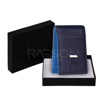 2024 desain kustom dompet kulit asli kulit sapi PU pendek dibuat sesuai pesanan Online Logo buatan Pakistan untuk penyimpanan uang tunai