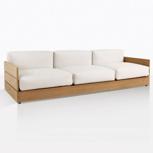 เก้าอี้โซฟา3-Seater yudistira ทำจากไม้เนื้อแข็งที่ทนทานการออกแบบที่เรียบง่าย - Product Image 3