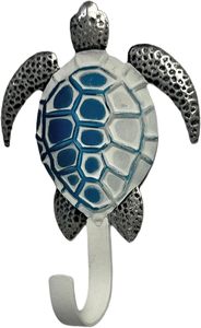 Black Coat Hooks Wall Mounted With Screws With Turtle Shaped Utility Black Hooks for Coat Scarf Bag Towel <b>Key</b> <b>Cap</b> Hat - Product Image 3