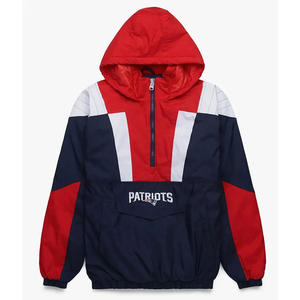 Lightweight Half Zip <b>Pullover</b> <b>Jacket</b> Anorak Coat Customized <b>Men's</b> Women's Windbreaker <b>Jacket</b> Embroidered Hooded <b>Jacket</b> - Product Image 1