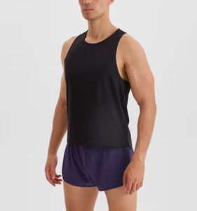 Camisetas de Gimnasio sin Mangas para Hombre, Tejidas, 100% Algodón, Color Personalizado, para Entrenamiento, Fitness, Musculación, Tallas Grandes, Venta al Por Mayor - Product Image 2