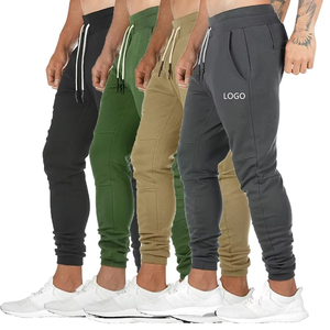 Logo personnalisé Slim Fit Gym Wear Taille élastique Pantalons de survêtement en coton pour hommes Joggers de sport Pantalons pour hommes Pantalons - Product Image 1