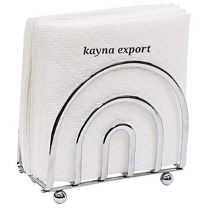 Venta caliente de Metal de acero inoxidable servilletero de mesa decorativo de lujo soporte de pañuelos brillante pulido diseñador servilletero - Product Image 4