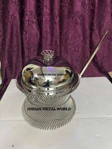 Marmite de service de nourriture au design classique réchaud en acier inoxydable de qualité supérieure pour marmite de service de nourriture de mariage - Product Image 6