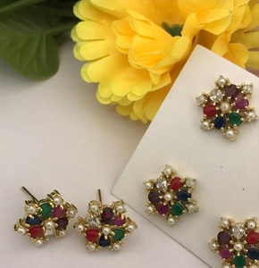 Trendy Best Quality <b>Earrings</b> Trending Real Pearls CZ <b>Earrings</b> Fashion Jewelry Weddings and Parties For Women And <b>Girls</b> - Product Image 2