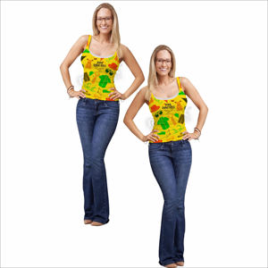 Débardeur athlétique pour femme en tissu de coton respirant pour le yoga et le fitness, idéal pour l'été - Product Image 4