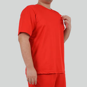 Camiseta de trabajo para hombre al por mayor 100% algodón informal de gran tamaño transpirable ecológico 220g ropa antiarrugas serigrafiada - Product Image 3