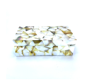 กล่องเครื่องประดับมุก ของขวัญที่ดีที่สุด กล่องบรรจุภัณฑ์สำหรับงานแต่งงาน งานฝีมืออินเดีย ของตกแต่งบ้าน สินค้าคุณภาพเยี่ยม - Product Image 3