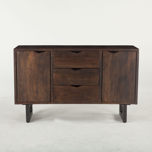 Armoires d'organisation de bureau en métal de buffet de porte ancienne brun foncé de luxe antique pour la maison salon pour les hôtels en vrac disponible - Product Image 2