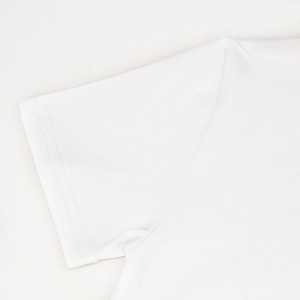 100% algodón de alta calidad personalizado OEM Casual sólido hombres Camiseta de manga corta talla grande transpirable bordado Jersey directamente - Product Image 3